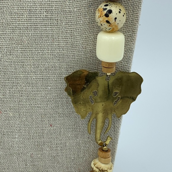 Ethnic Elephant Necklace - Picture 2 of 3
